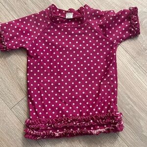 Ruffle Butts Swim Shirt Top 4t